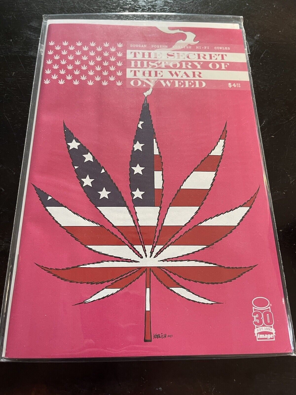 🔥The Secret History Of The War On Weed #1 - 1:25 Incentive Variant Cover 🔥