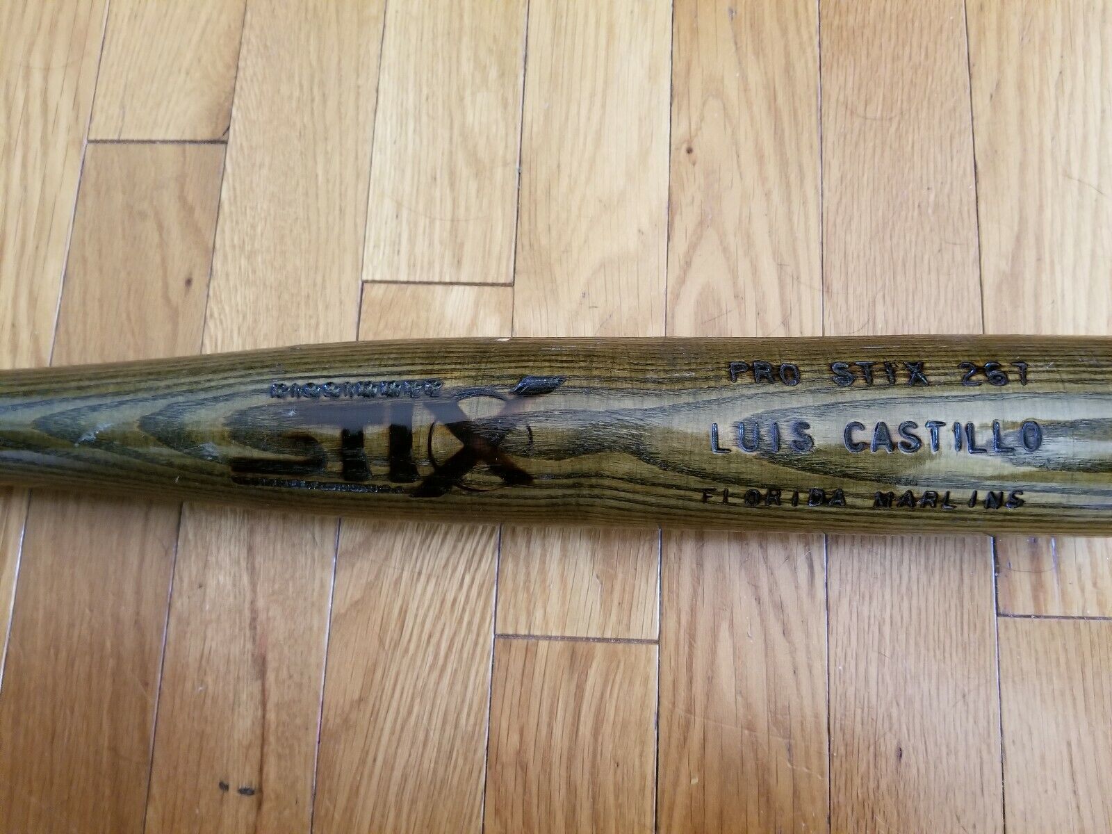 Luis Castillo Florida Marlins Pro Stix 267 Game Used Slight Cracked Baseball Bat