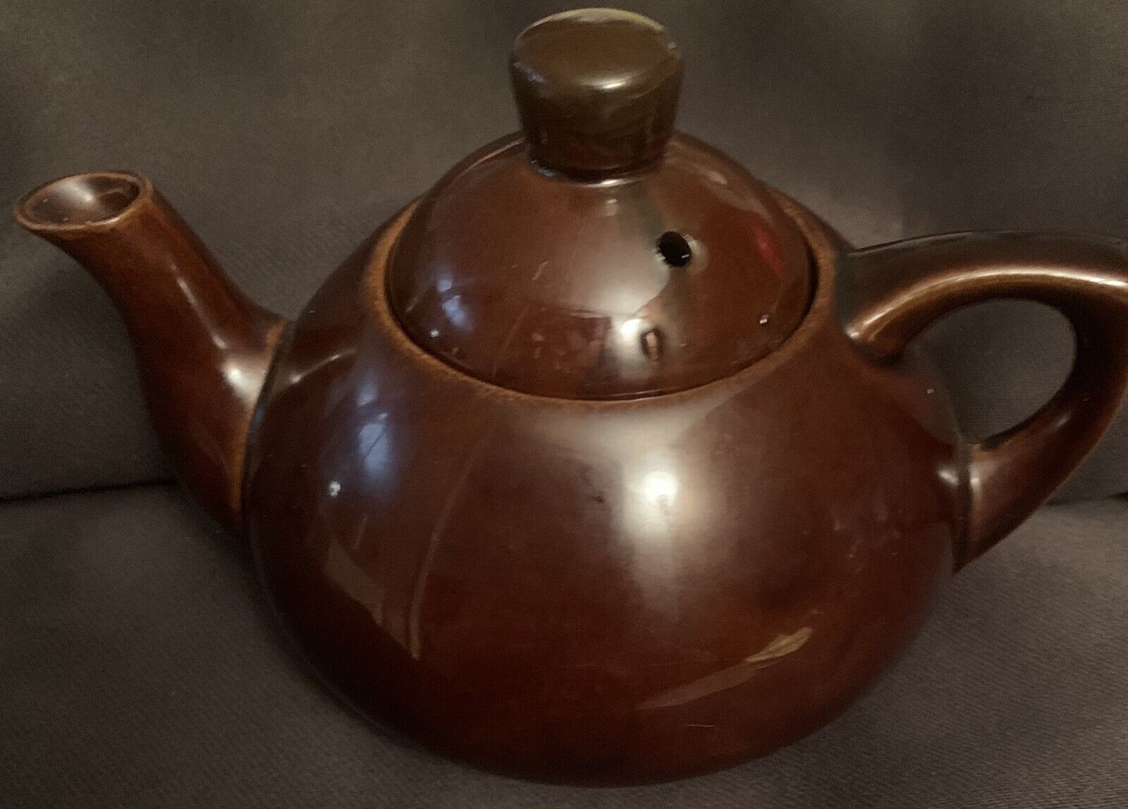 Vintage Brown Teapot No. 112 Ming Tea Co Epi-curio 