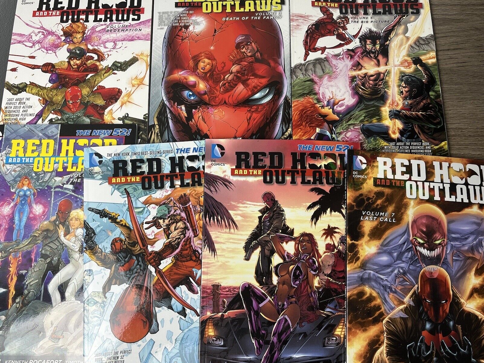 Red Hood & The Outlaws TPB Lot Complete Vol 1-7 Red Hood Paperback DC