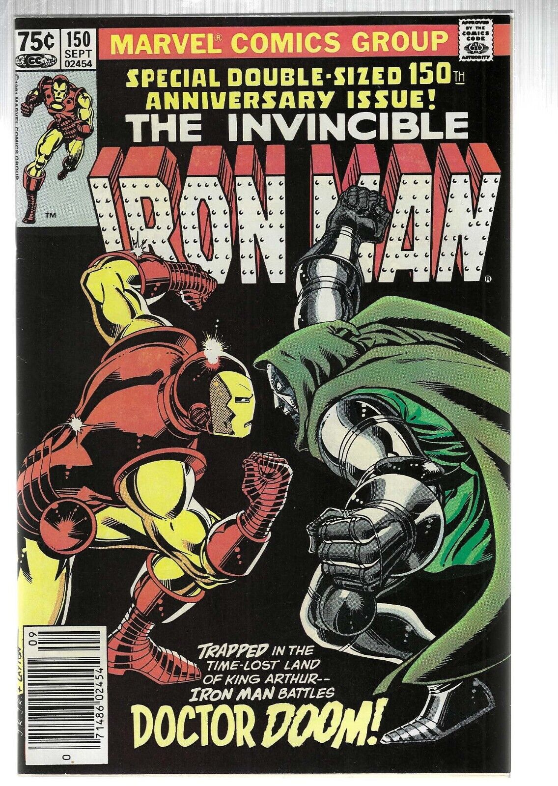 INVINCIBLE IRON MAN 150 ANNIVERSARY ISSUE MARVEL COMICS 1981 9.0 VF/NM NEWSSTAND