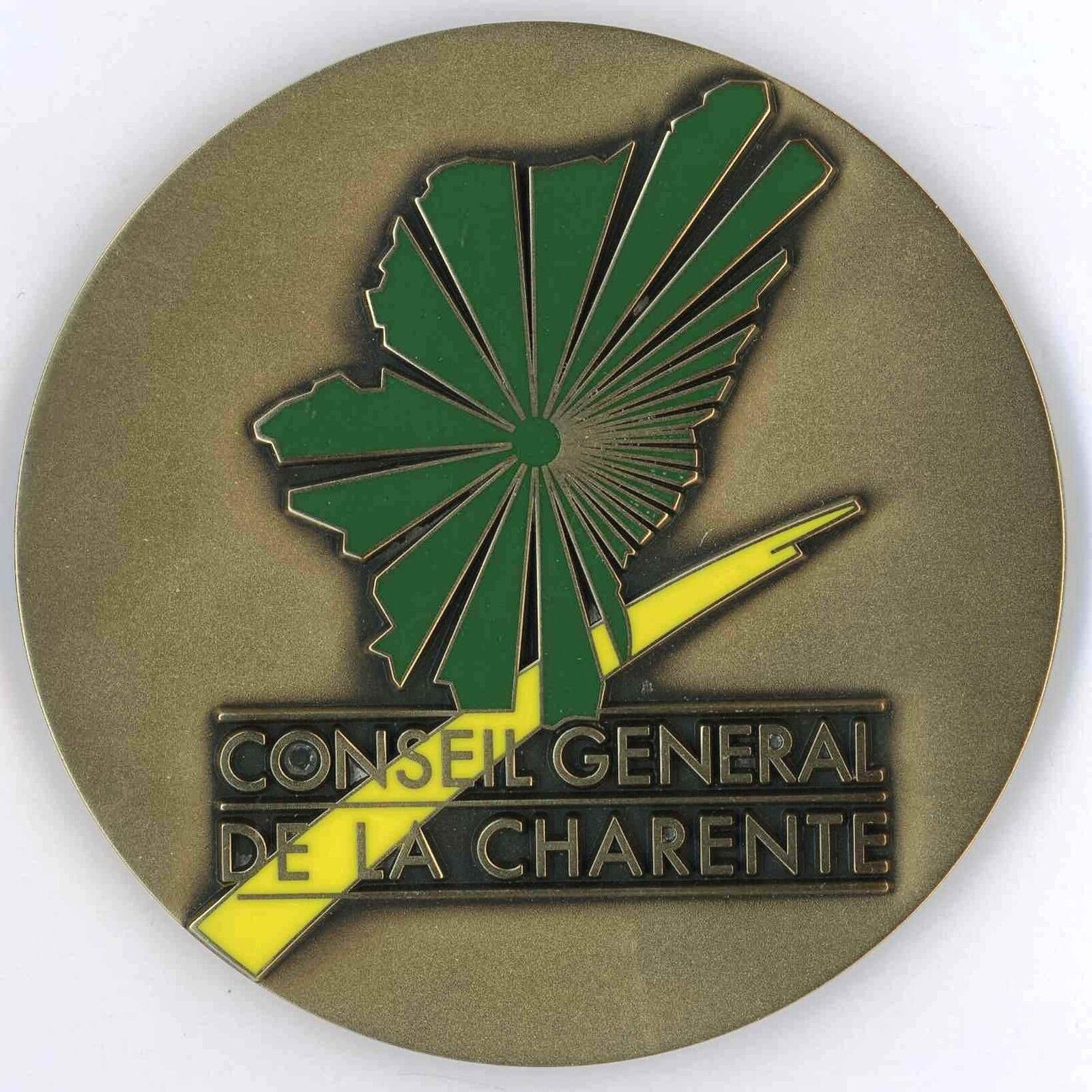 Conseil Général de La CHARENTE Table Medal 105 mm