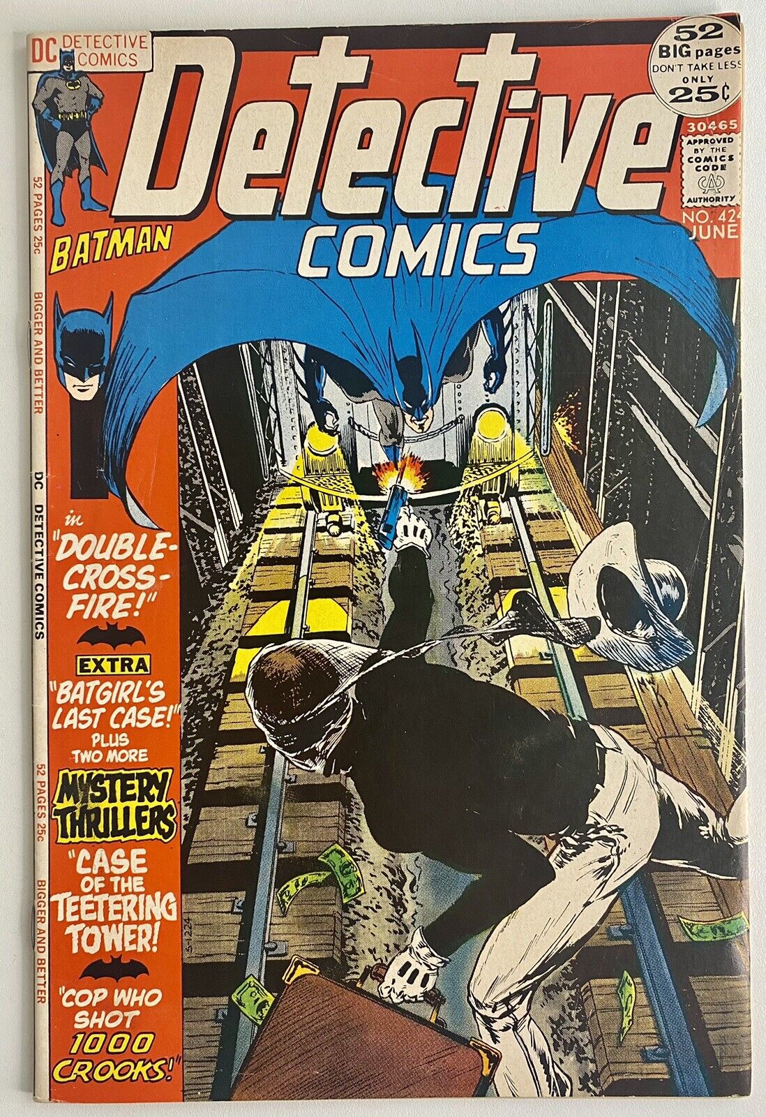 Detective Comics 424   Batman & Batgirl  52 Pg GIant  1972 DC Comic