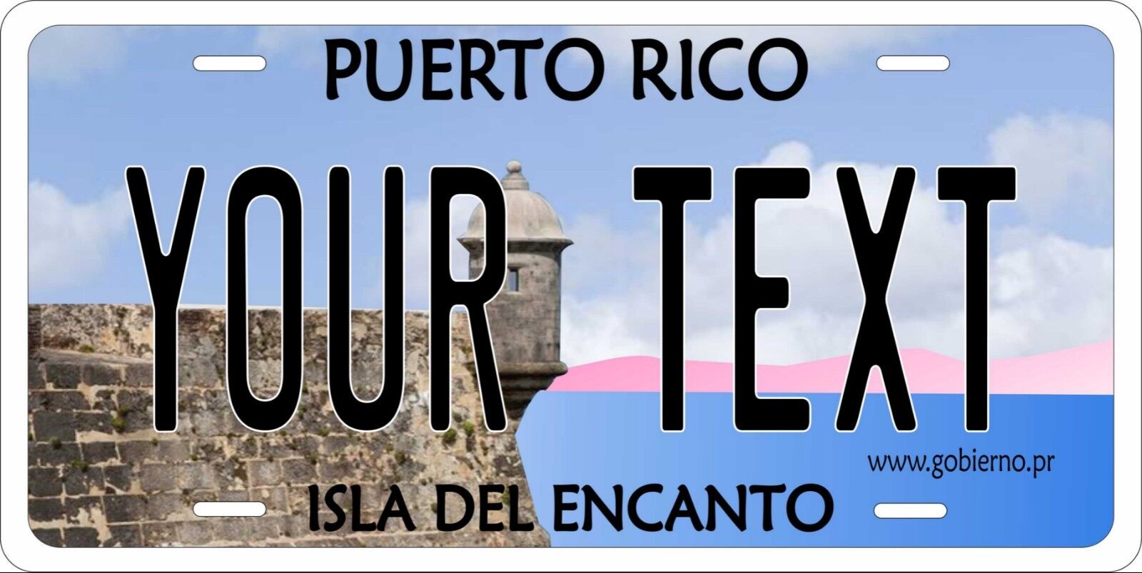 Puerto Rico 2007  License Plate Personalized Custom Car Bike Motorcycle Moped 