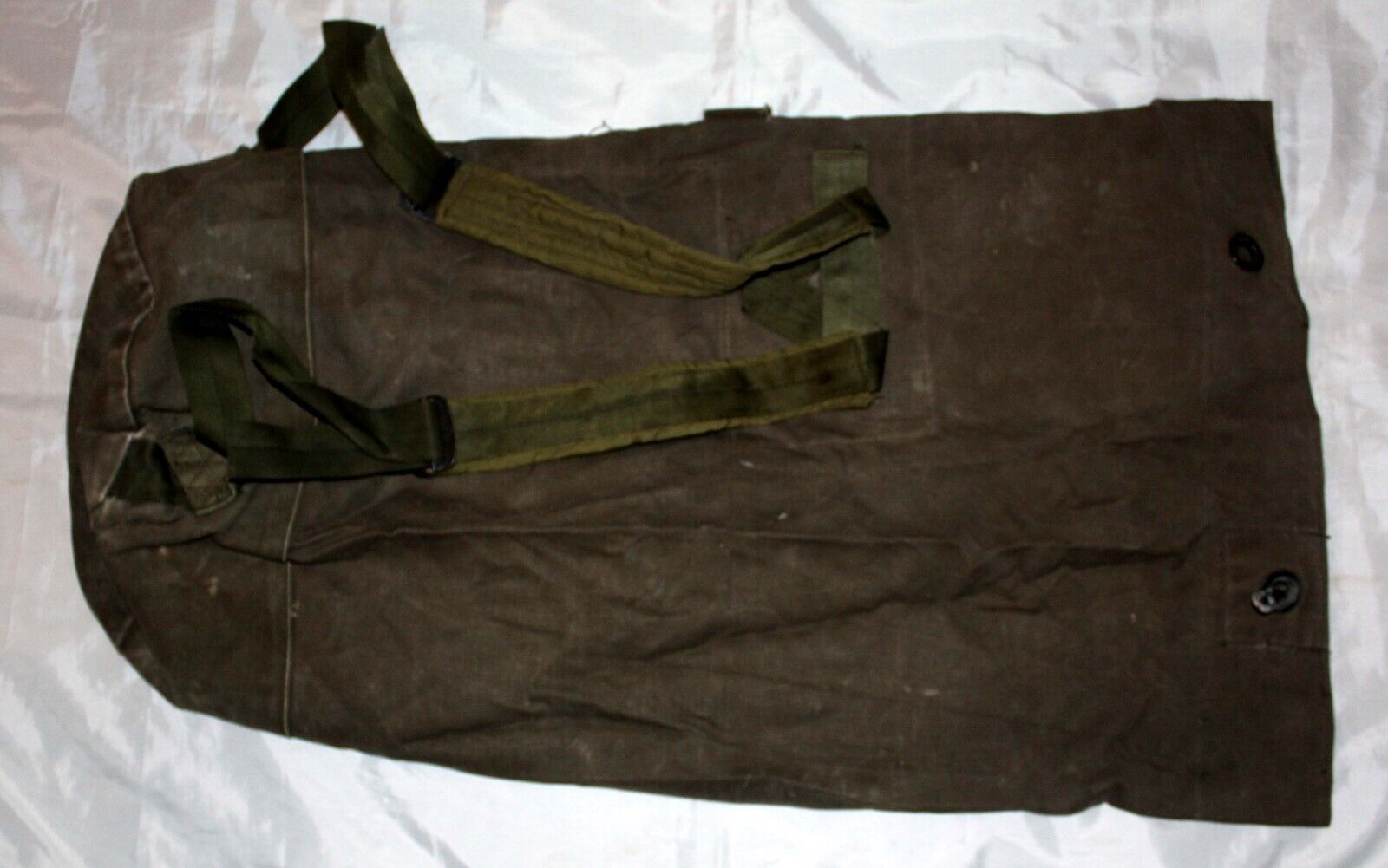 USMC Raider / Recon Deployment Bag Vietnam Era Bag OD Green Nice LOOK