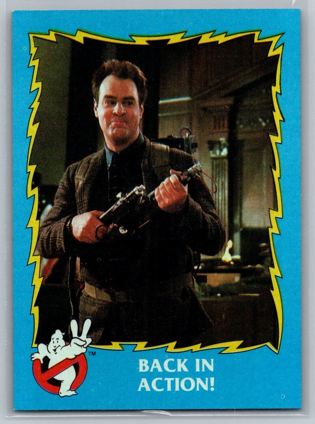 1989 Topps Ghostbusters II Dan Aykroyd Back in Action #32