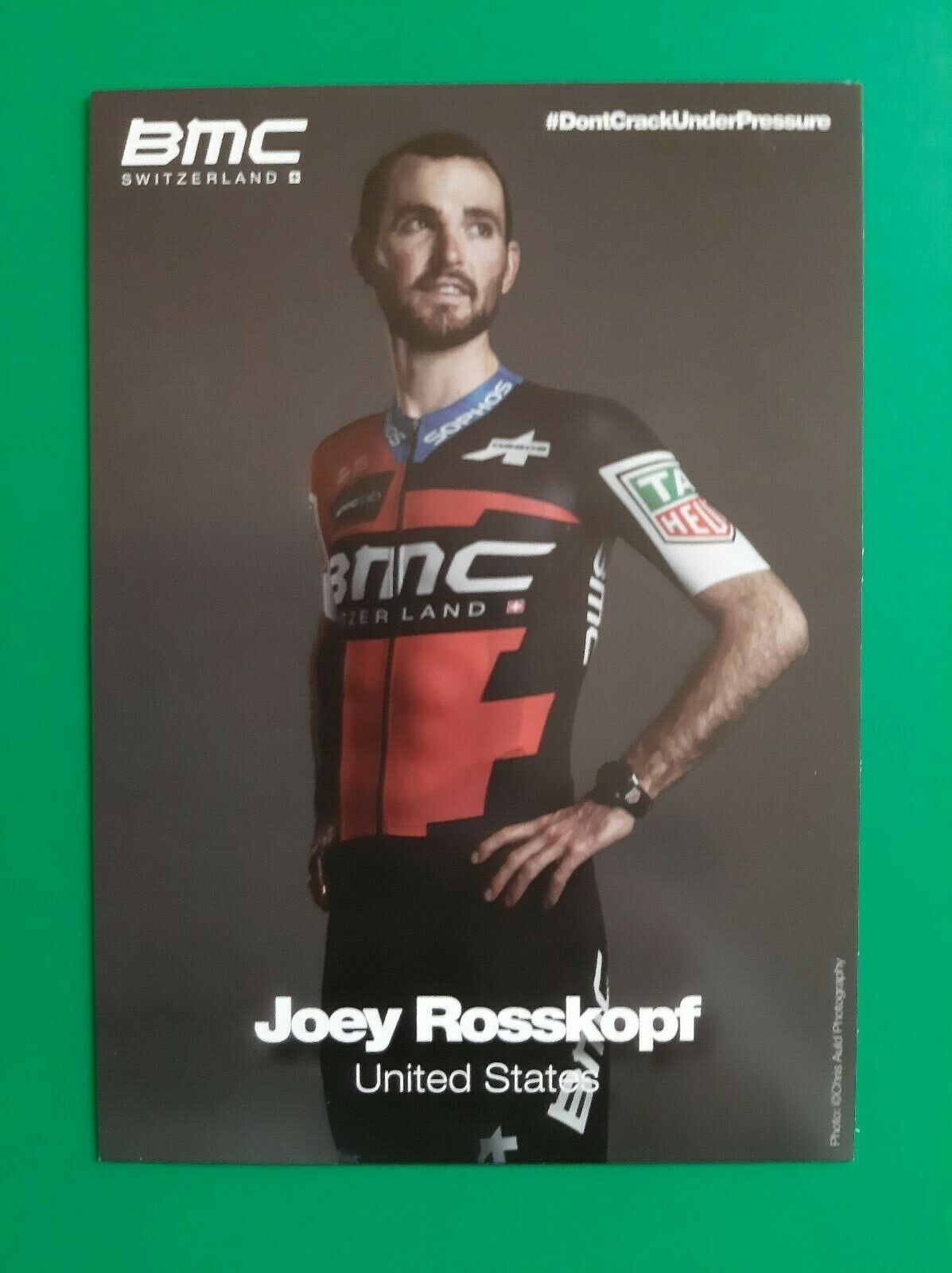 CYCLING cycling card JOEY ROSSKOPF team BMC 2018