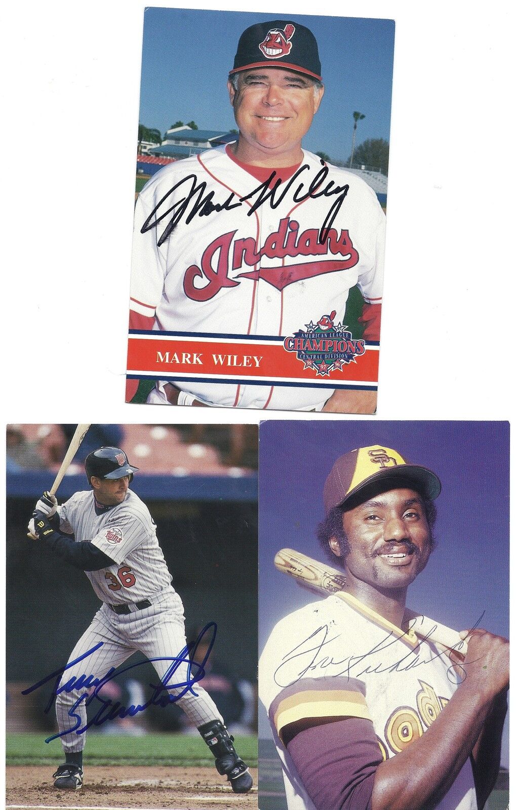 Terry Steinbach Signed / Autographed Baseball Postcard Minnesota Twins 1997 