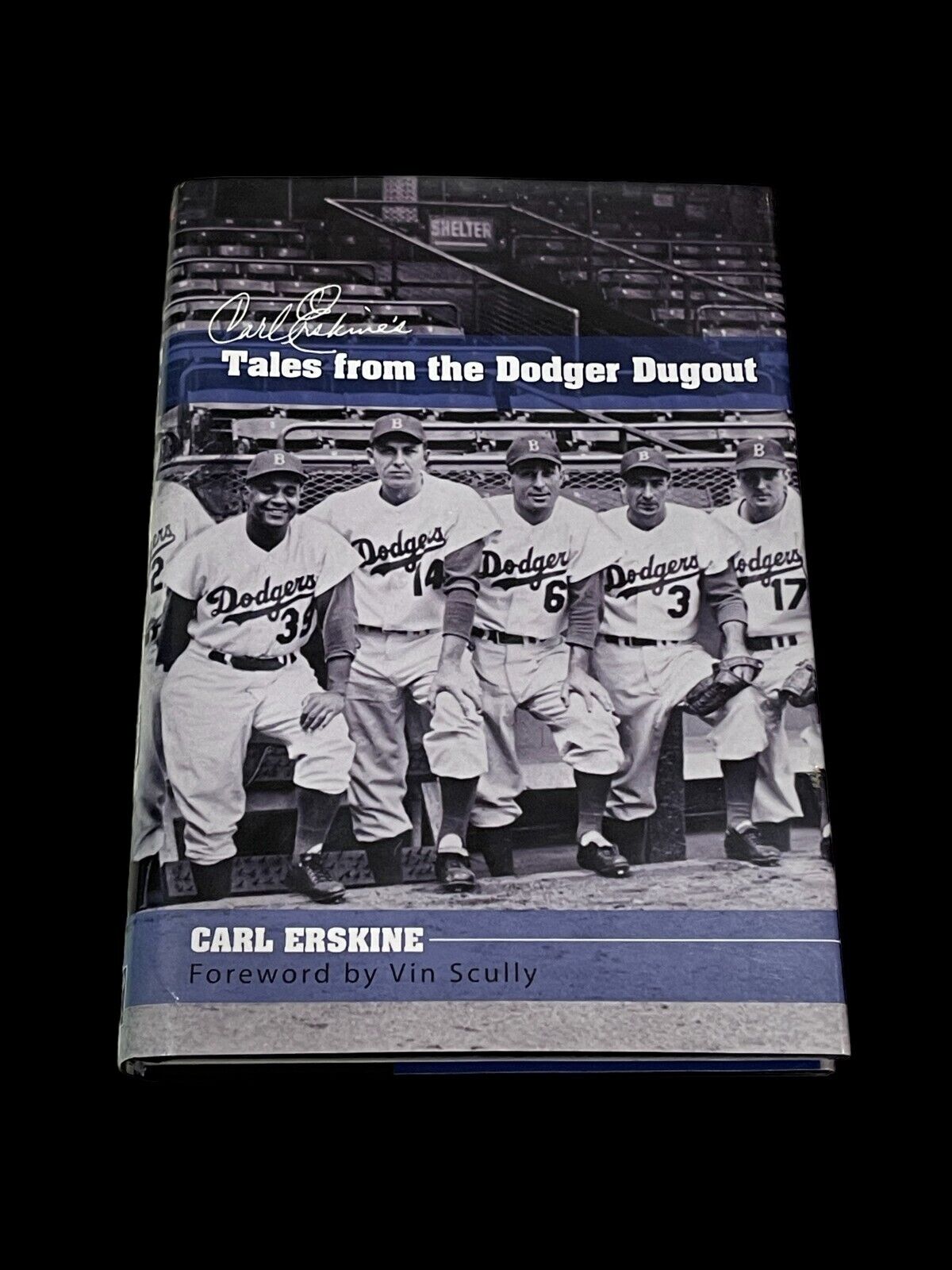 Carl Erskine Brooklyn LA Los Angeles Dodgers World Series Signed Autograph Book