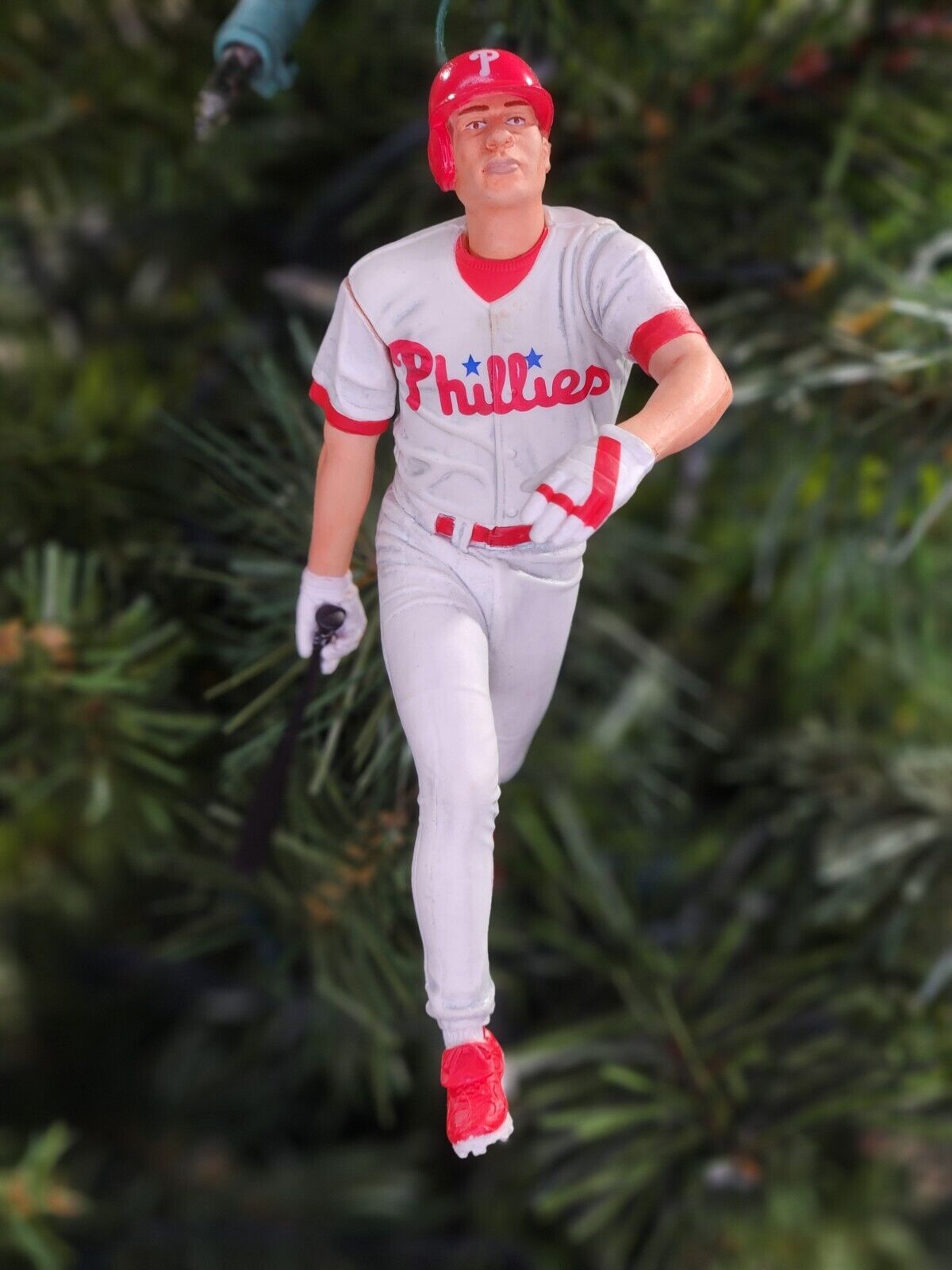 Bobby Abreu Philadelphia Phillies Baseball Xmas Tree Ornament Holiday vtg Jersey