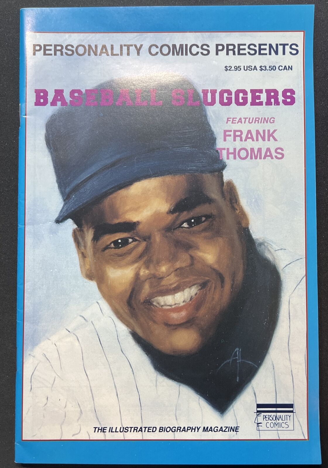 Personality Comics Presents: Baseball Sluggers #3 Frank Thomas Biography 1992 NM