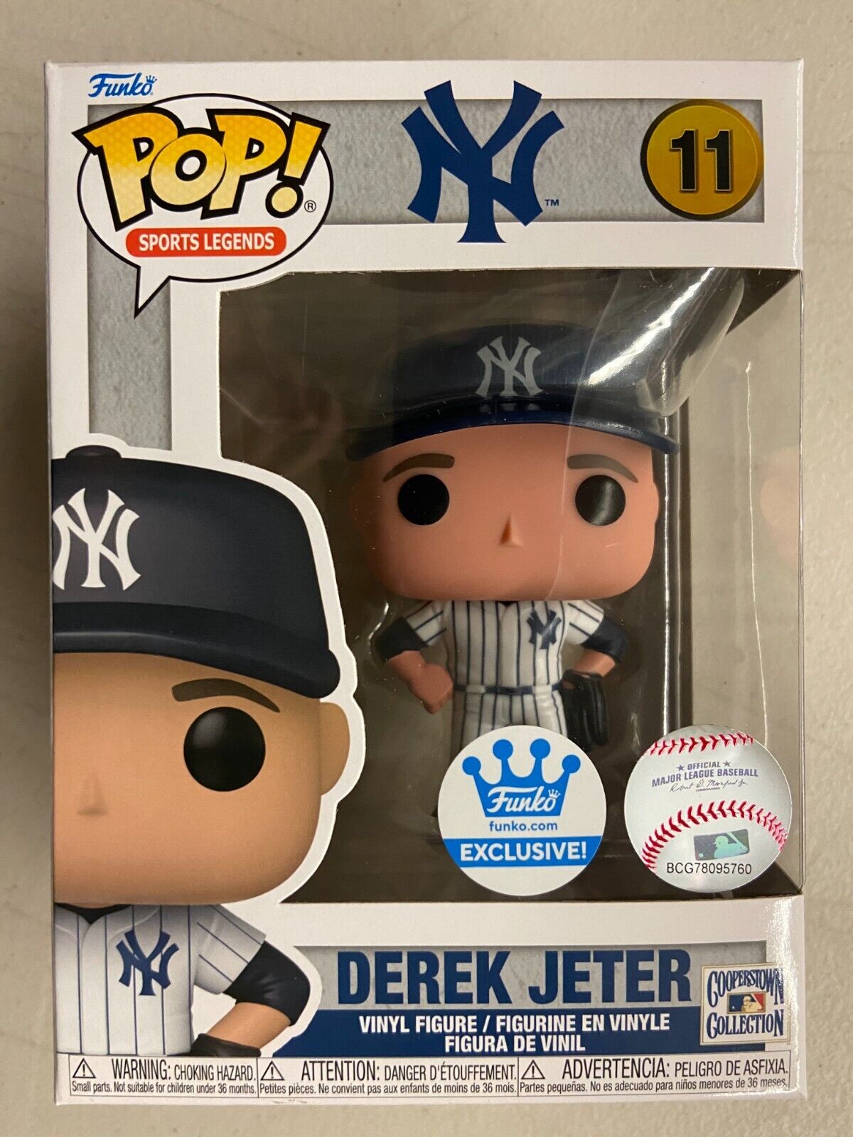 Funko Pop Shop Exclusive New York Yankees Derek Jeter Sports Legends #11