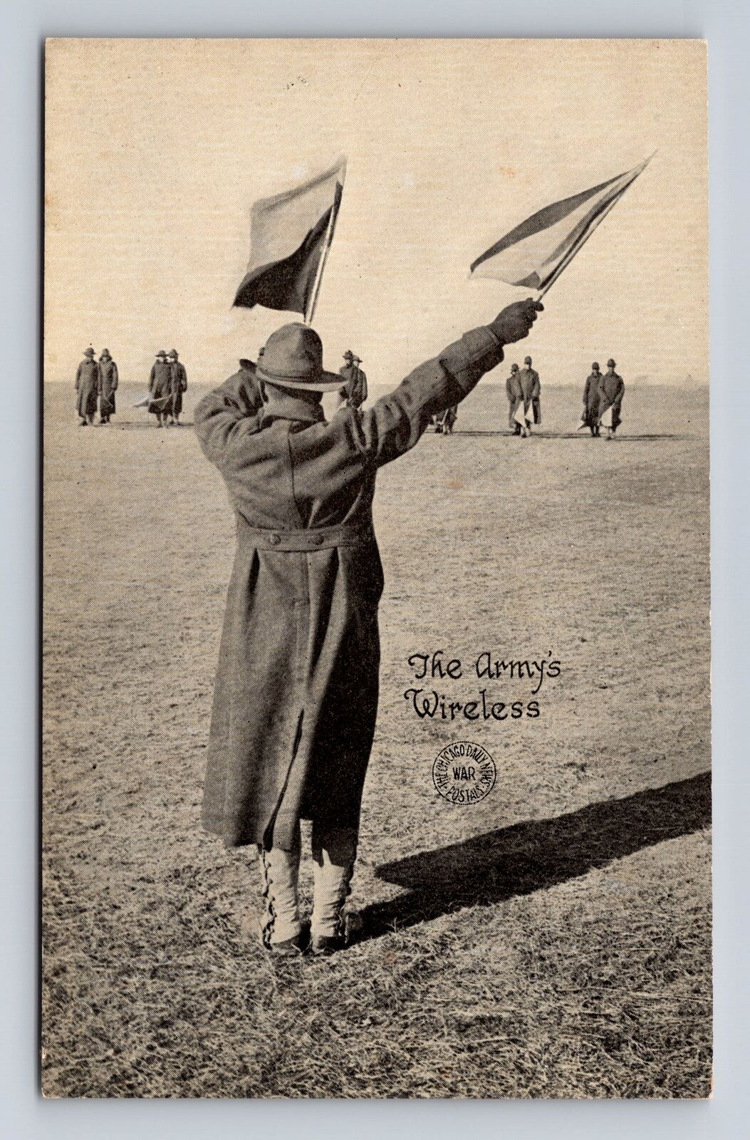 World War I-US Military, The Army\'s Wireless, Antique, Vintage Souvenir Postcard