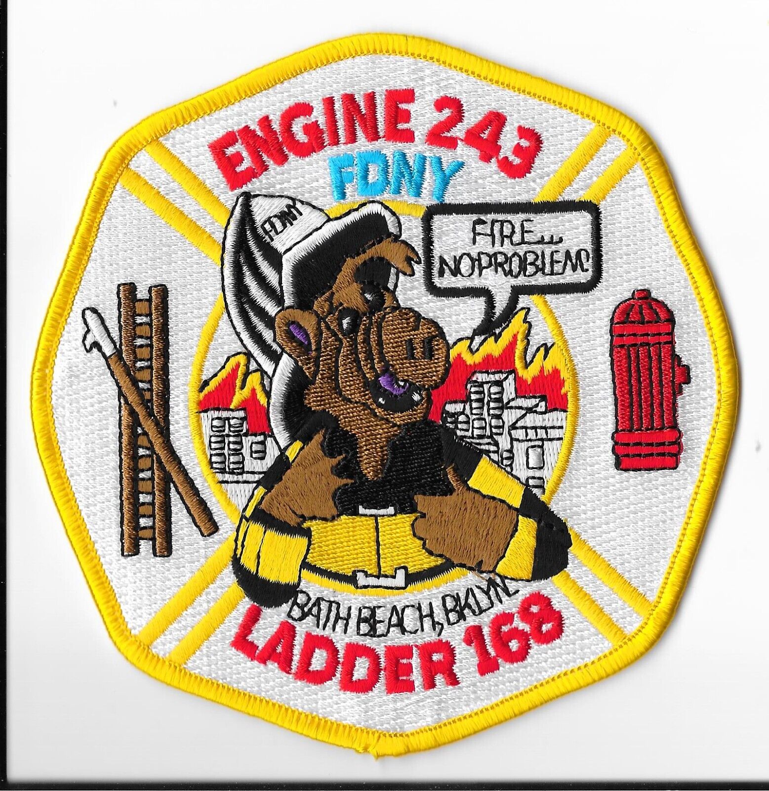 New York Fire Department (FDNY) Engine 243/Ladder 168 Patch V1