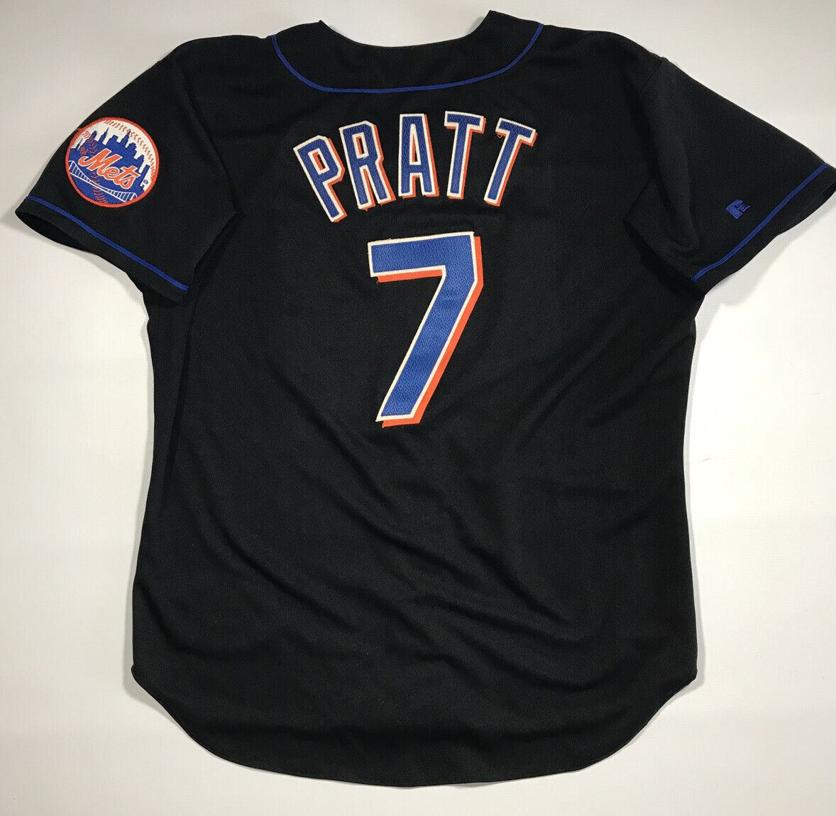 Circa 1998 New York Mets Todd Pratt Game Used Issued Jersey