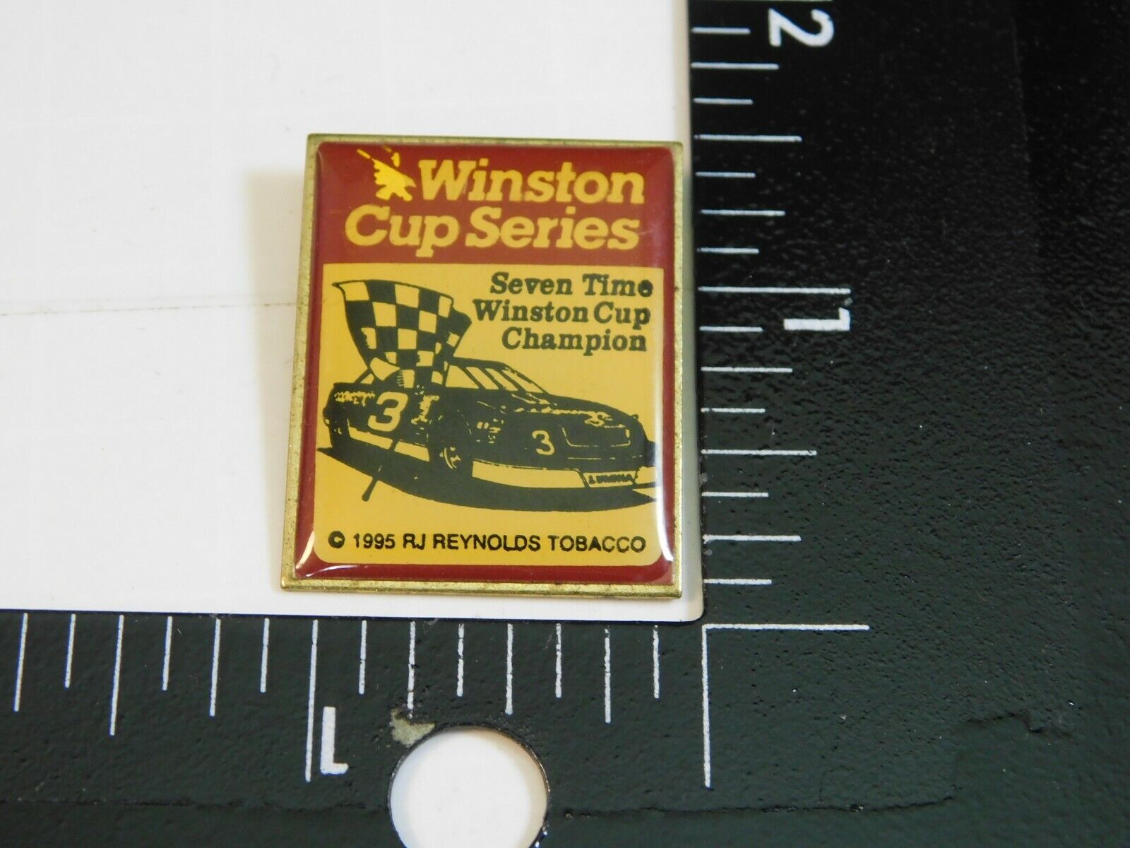 NASCAR DALE EARNHARDT SR. #3 7 SEVEN TIME WINSTON CUP CHAMPION PIN