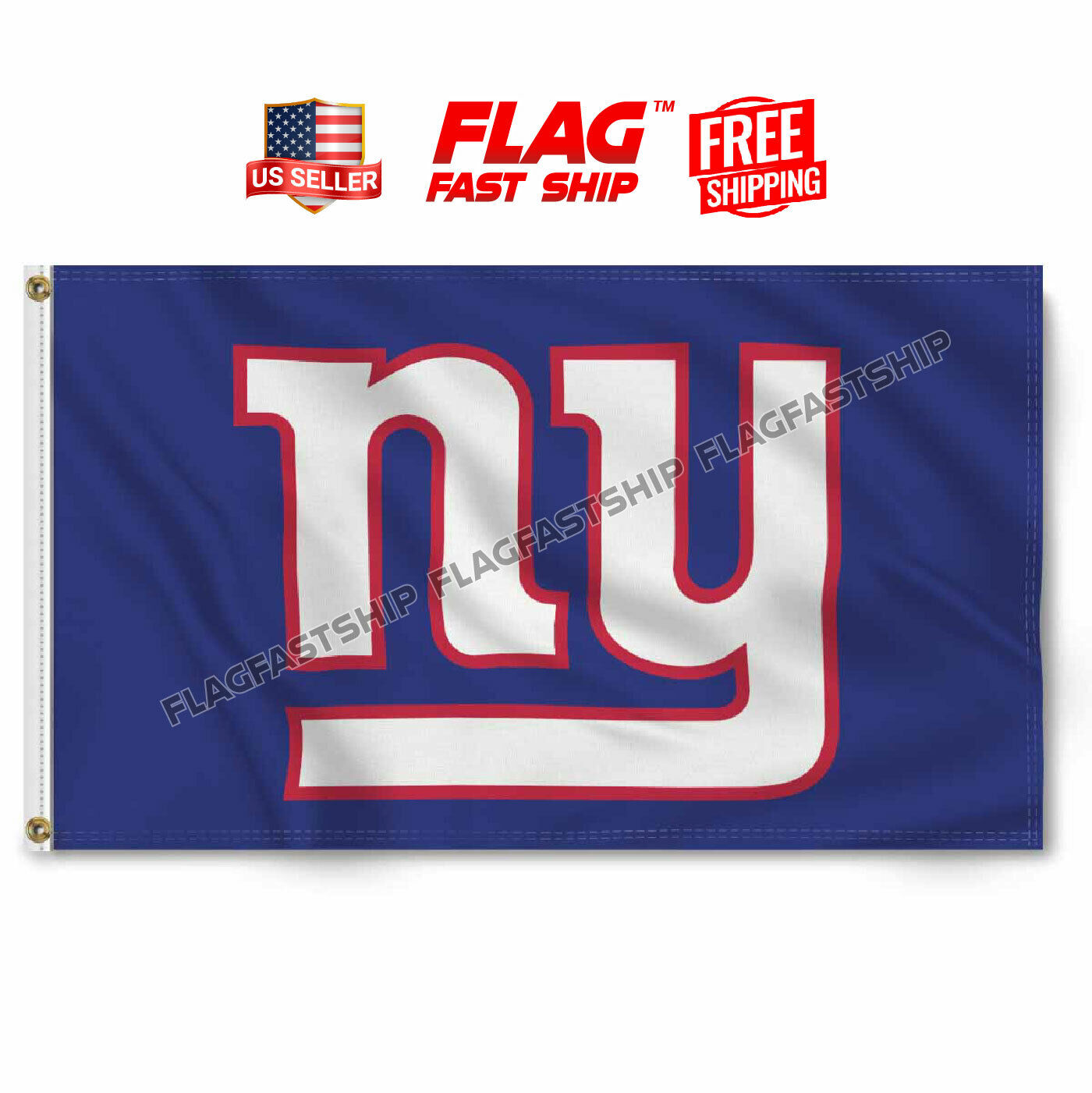 New York Giants 3x5 Flag Logo Man Cave Football Banner NFL 