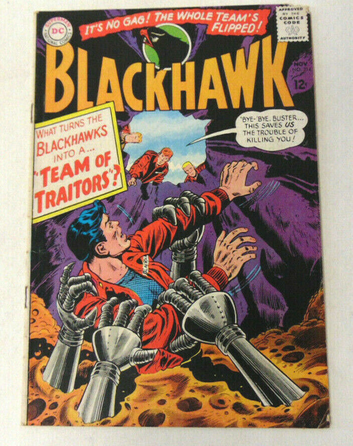 Blackhawk #214 GD/VG 1965 DC Comics Team of Traitors
