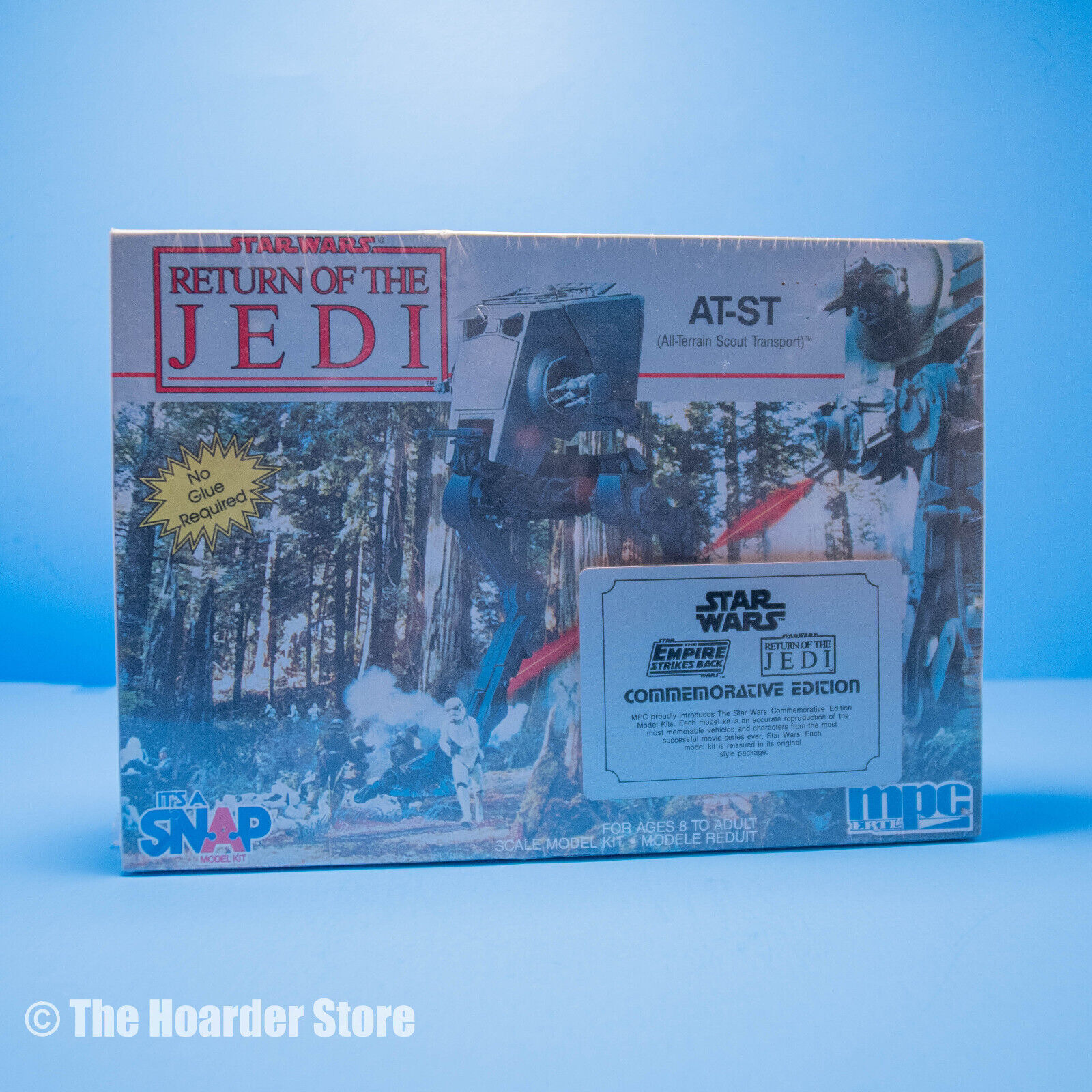 MPC Ertl Star Wars Return of the Jedi AT-ST Snap Model Kit 8734 (1992)