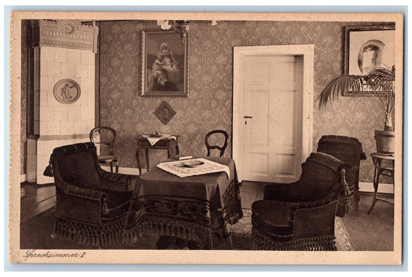 Kassel Germany Postcard Consultation Room II c1920's Unposted Antique