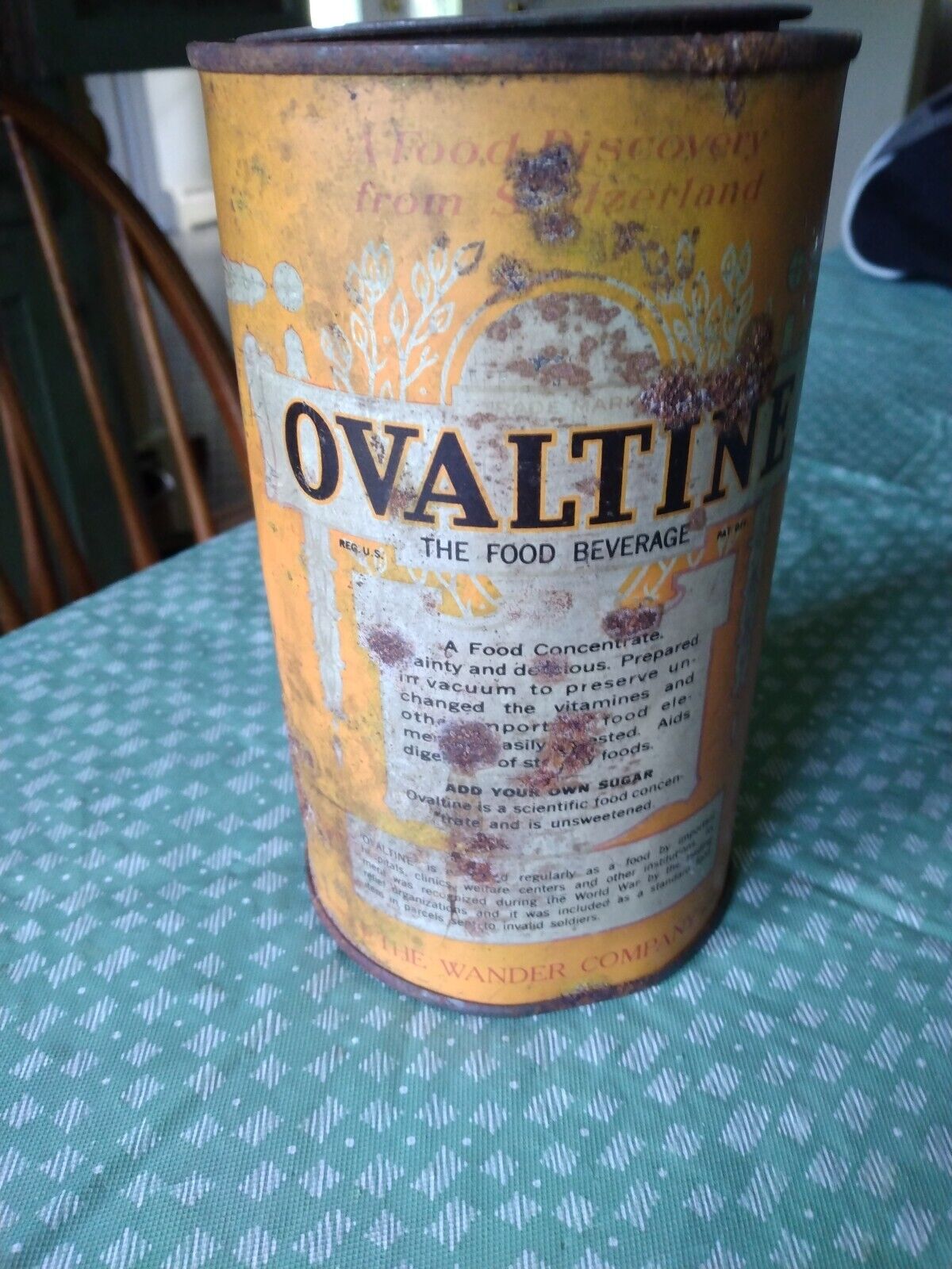 Vintage Ovaltine The Food Beverage