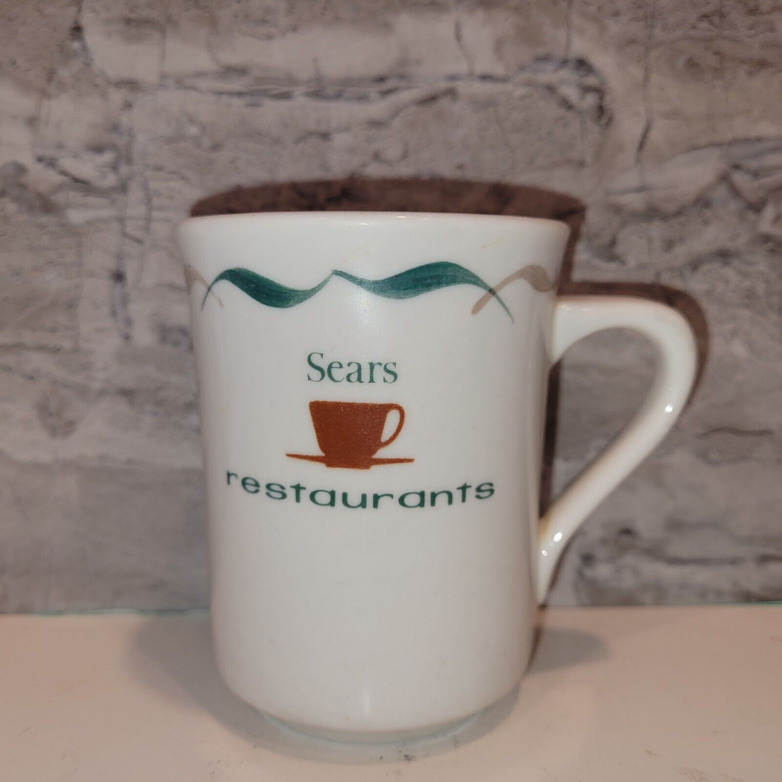 Vintage 1974 Sears Restaurants Syracuse China USA Coffee Tea Mug Cup  8 oz