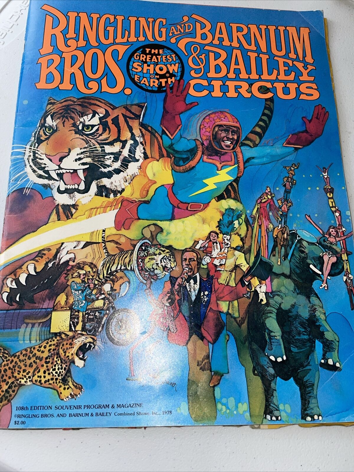 Ringling Bros And Barnum & Bailey Circus 1978 108th Souvenir Program Magazine