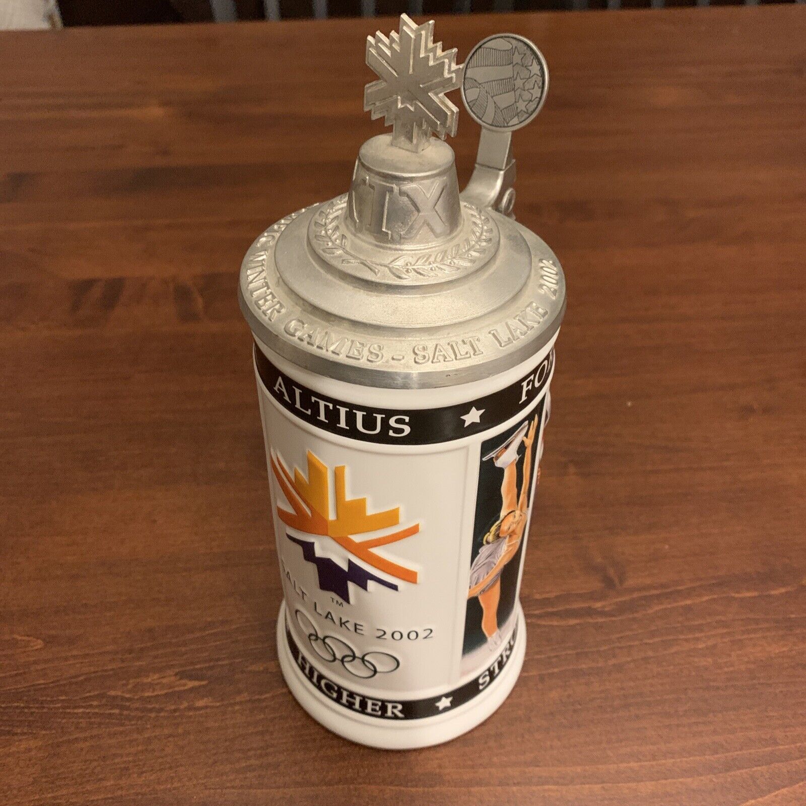 Beer Stein CELEBRATING THE CHALLENGE 2002 Olympic Winter Games  - Anheuser Busch