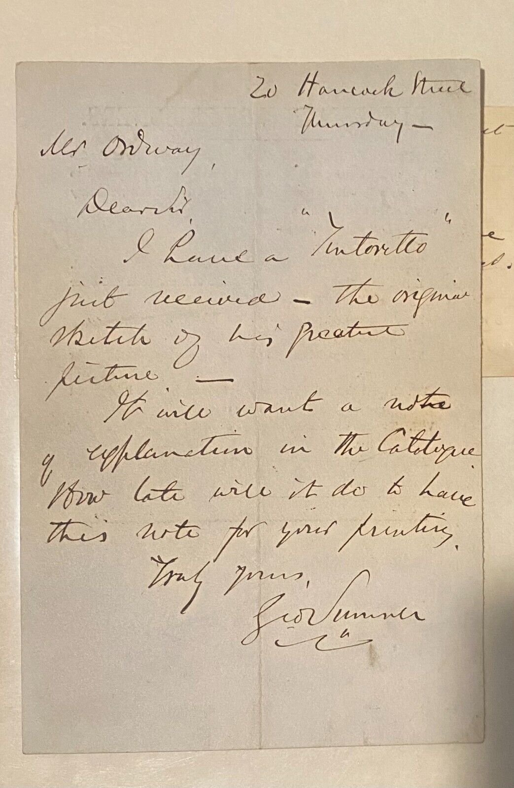 Mid 1800\'s Prisoner Reform Document w/ Signed George Sumner Letter Tintoretto MA