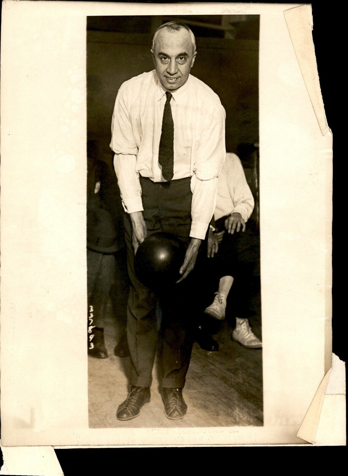 GA108 1923 Original Underwood Photo JIMMY SMITH World Champion Bowler Athlete