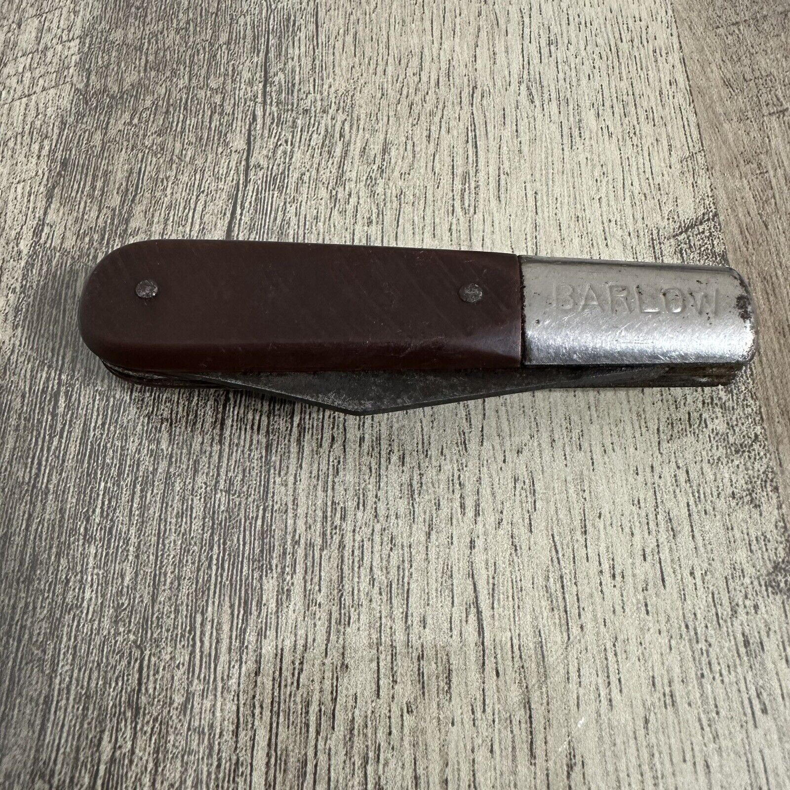 Vintage Barlow Folding 2 Blade Pocketknife Imperial USA