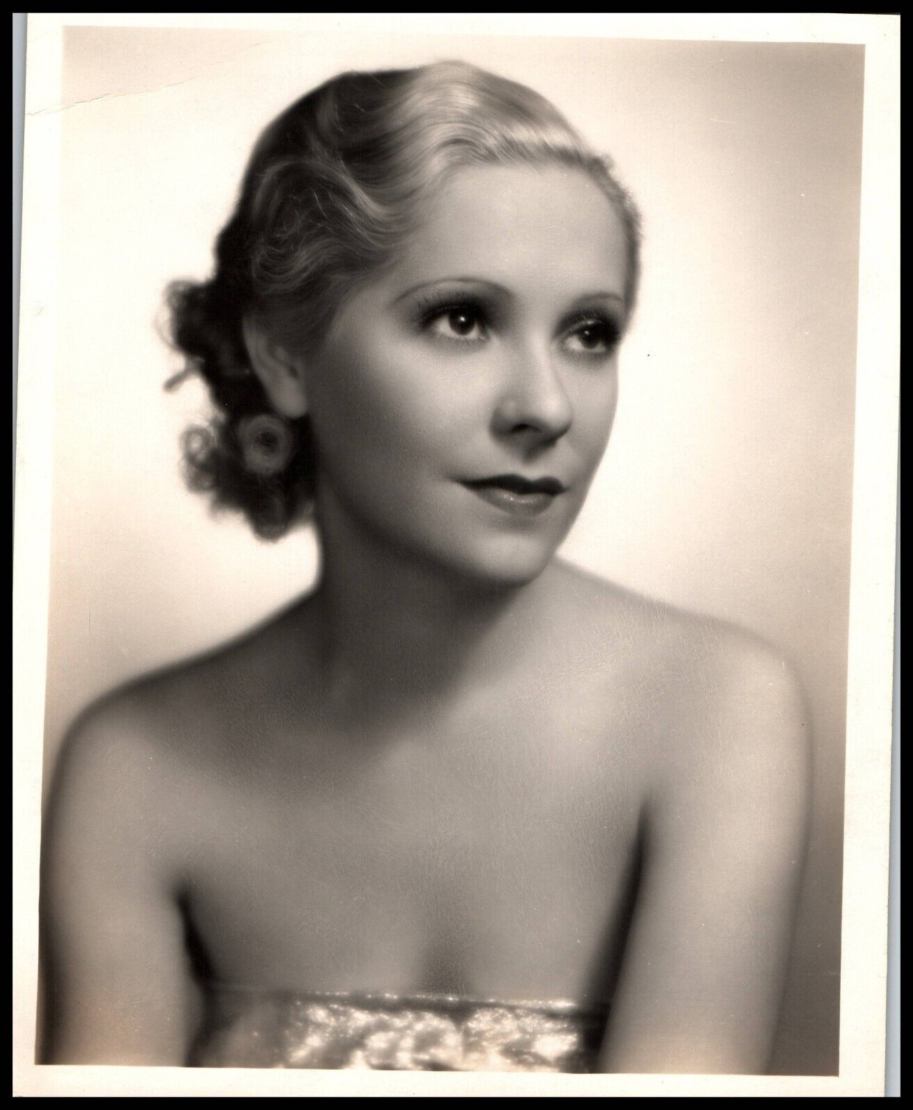 Hollywood Beauty JUNE CLYDE STUNNING PORTRAIT 1930s FREULICH DBW Photo 668