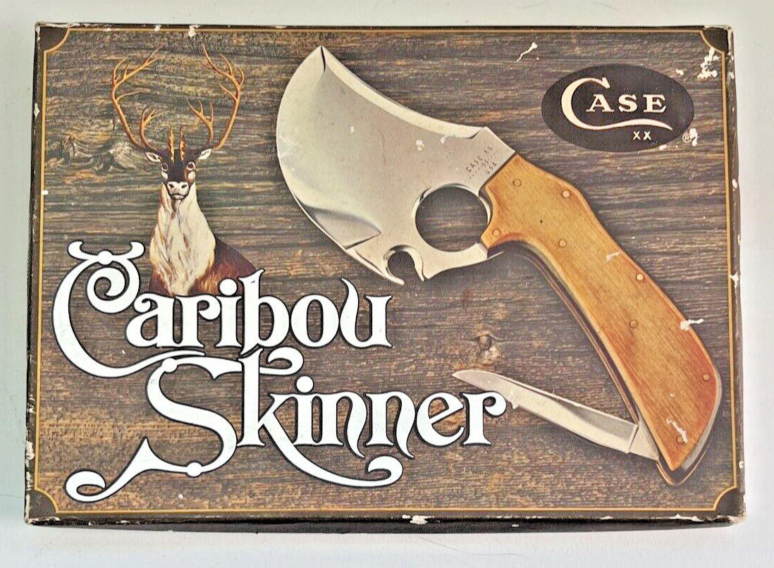 Case XX STAINLESS Knife CARIBOU SKINNER Made In USA With Sheath and Box