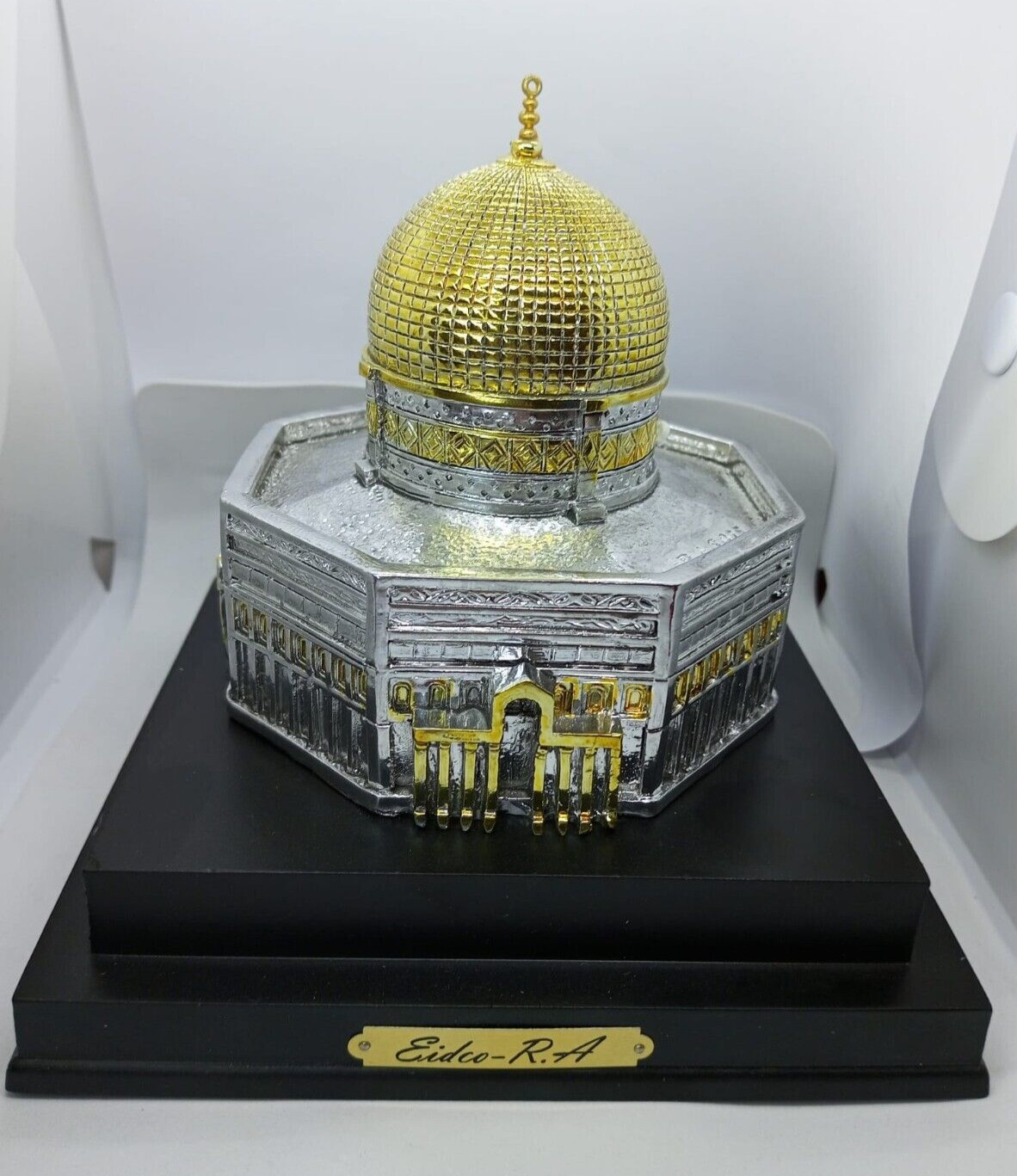 Islamic Table Decor Sterling Silver 925 Dome of the Rock Jerusalem Replica Aqsa