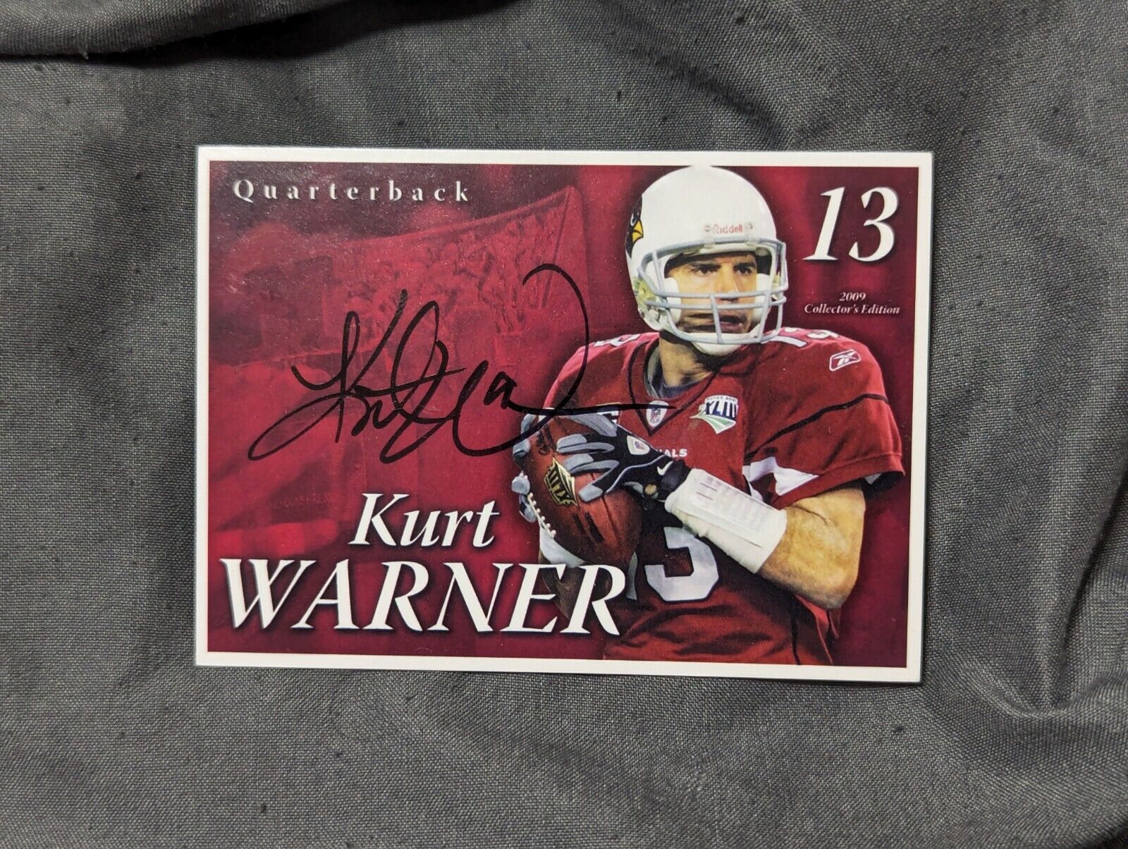 Kurt Warner Autograph Card Super Bowl Champion 