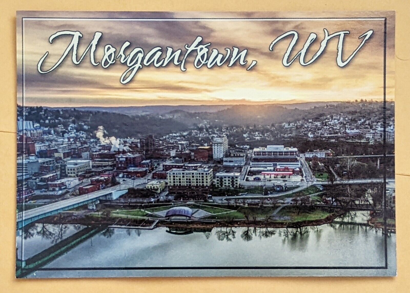 Postcard WV: Morgantown. West Virginia
