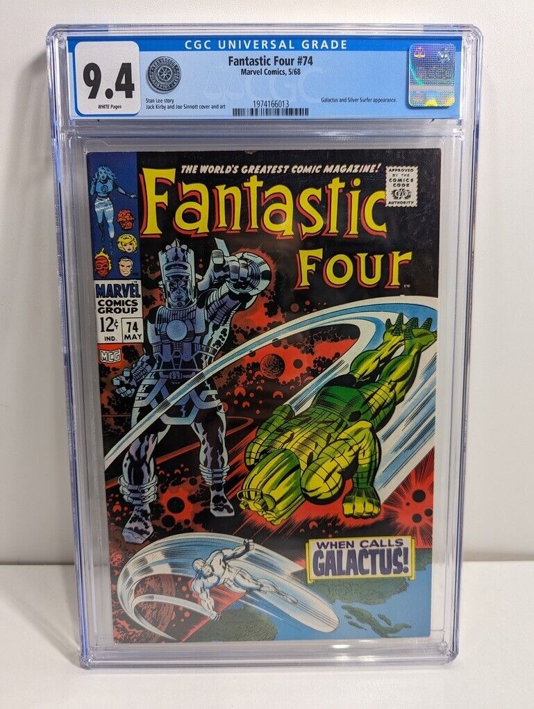 Fantastic Four #74 CGC 9.4 - Silver Surfer/Galactus