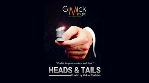 HEADS & TAILS BY MICKAEL CHATELAIN FANTASTIC CLOSE UP TRICK FREE 1 DAY SHIPPING