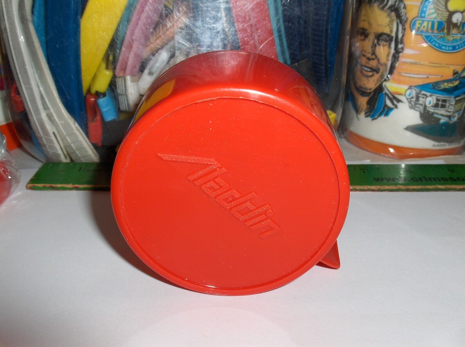 Vintage Red Replacement-Lunchbox Aladdin Thermos Cup-113 -REDUCED- 