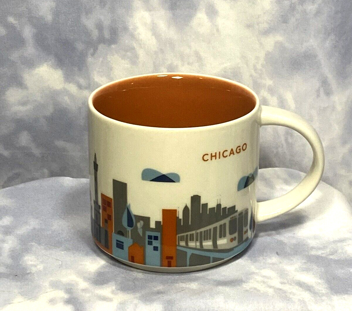 Starbuck 2017 CHICAGO 14 oz Coffee Mug Ceramic You Are Here Collection
