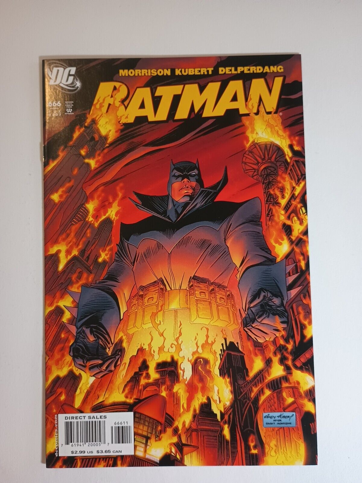 Batman #666 (2007 DC Comics) 1st App of Damian Wayne as Batman NM Unread