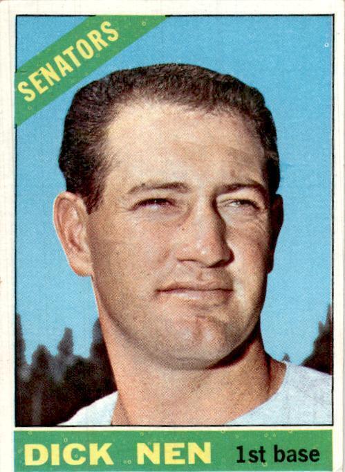 1966 Topps Baseball #149 Dick Nen Washington Senators Vintage Original