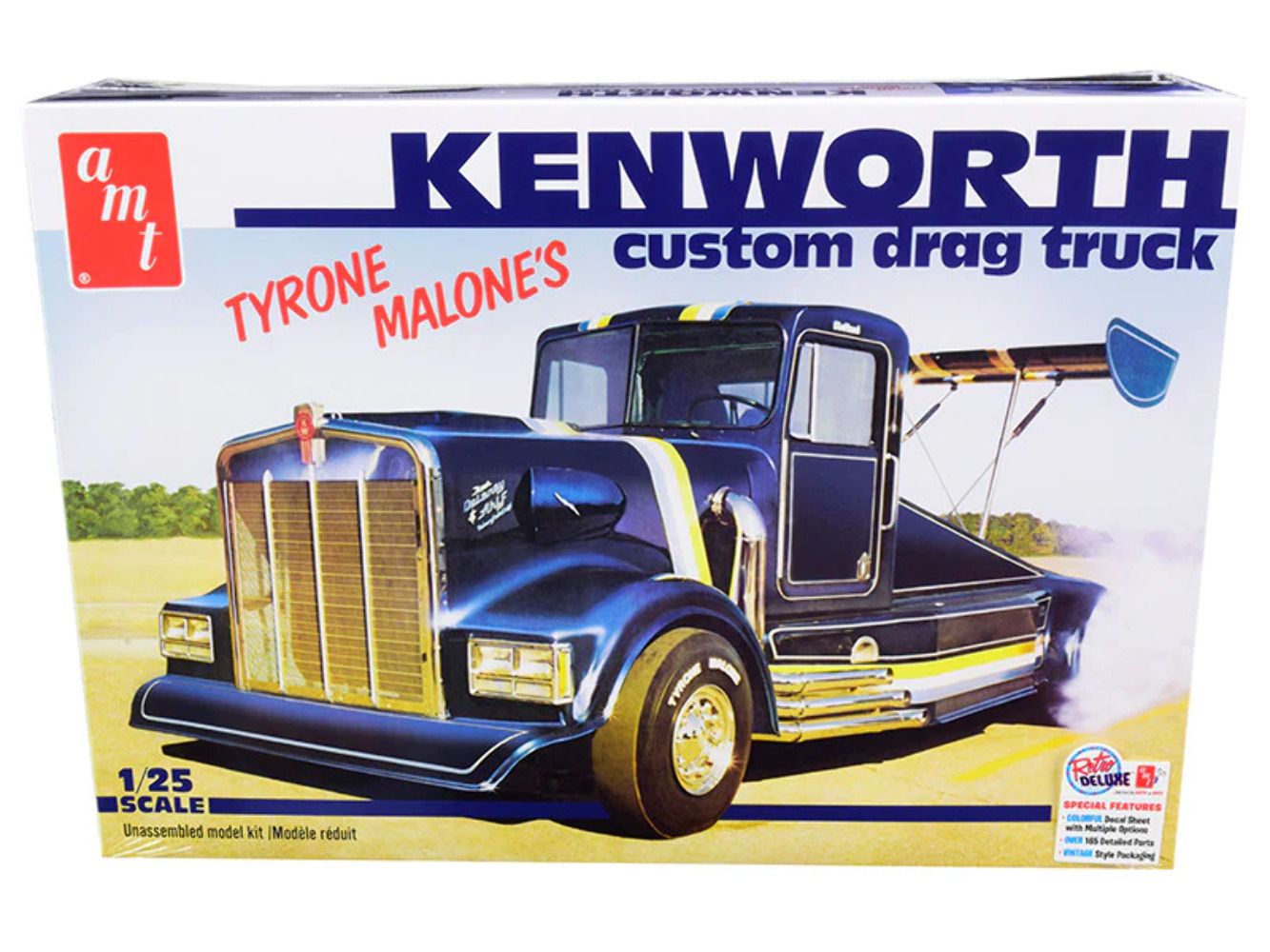 Skill 3 Model Kit Tyrone Malone\\\'s Kenworth Custom Drag Truck 1/25 Scale Model