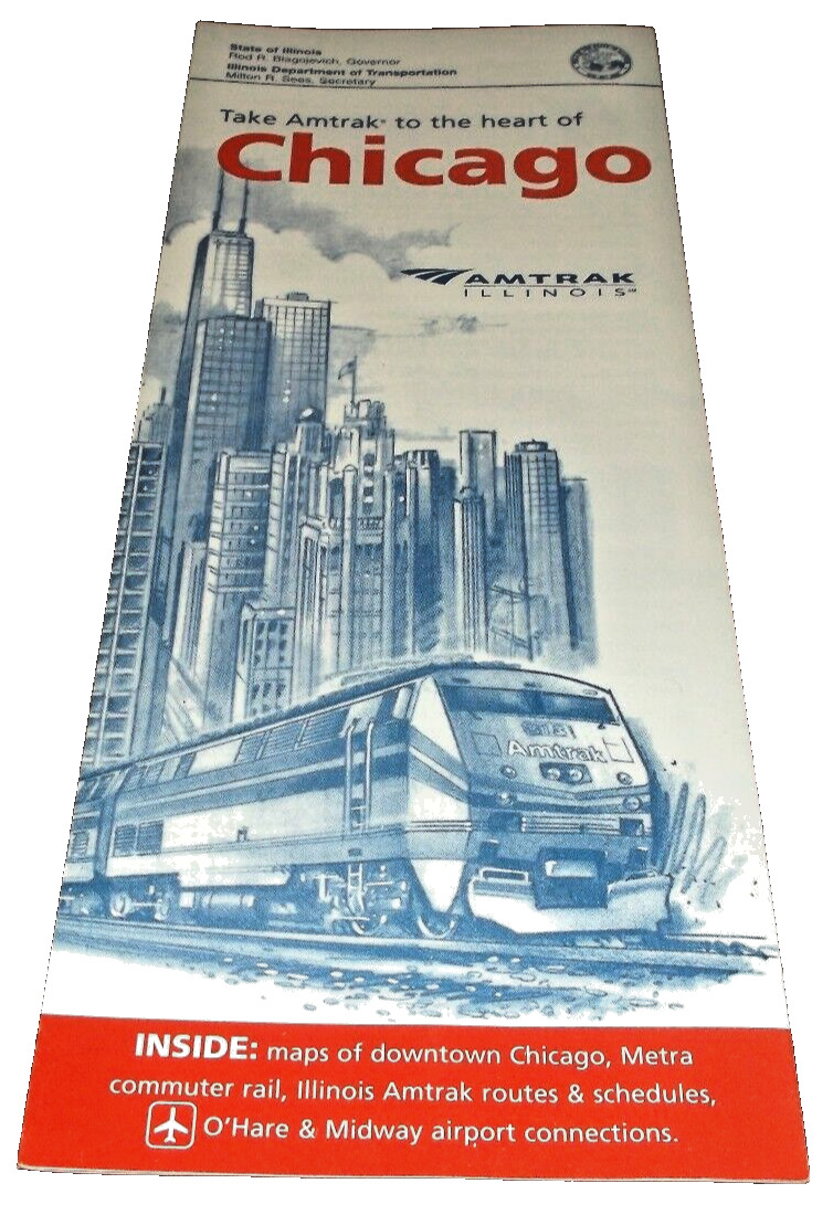 APRIL 2008 AMTRAK TO THE HEART OF CHICAGO BROCHURE