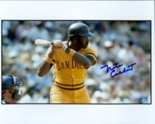 Nate Colbert Autographed 8x10 Photo - Padres All Yellow Jersey