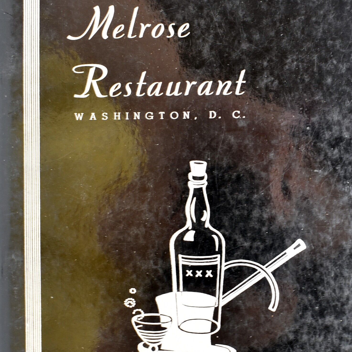 Vintage 1940s Melrose Restaurant Menu Commodore Continental Hotel Washington DC