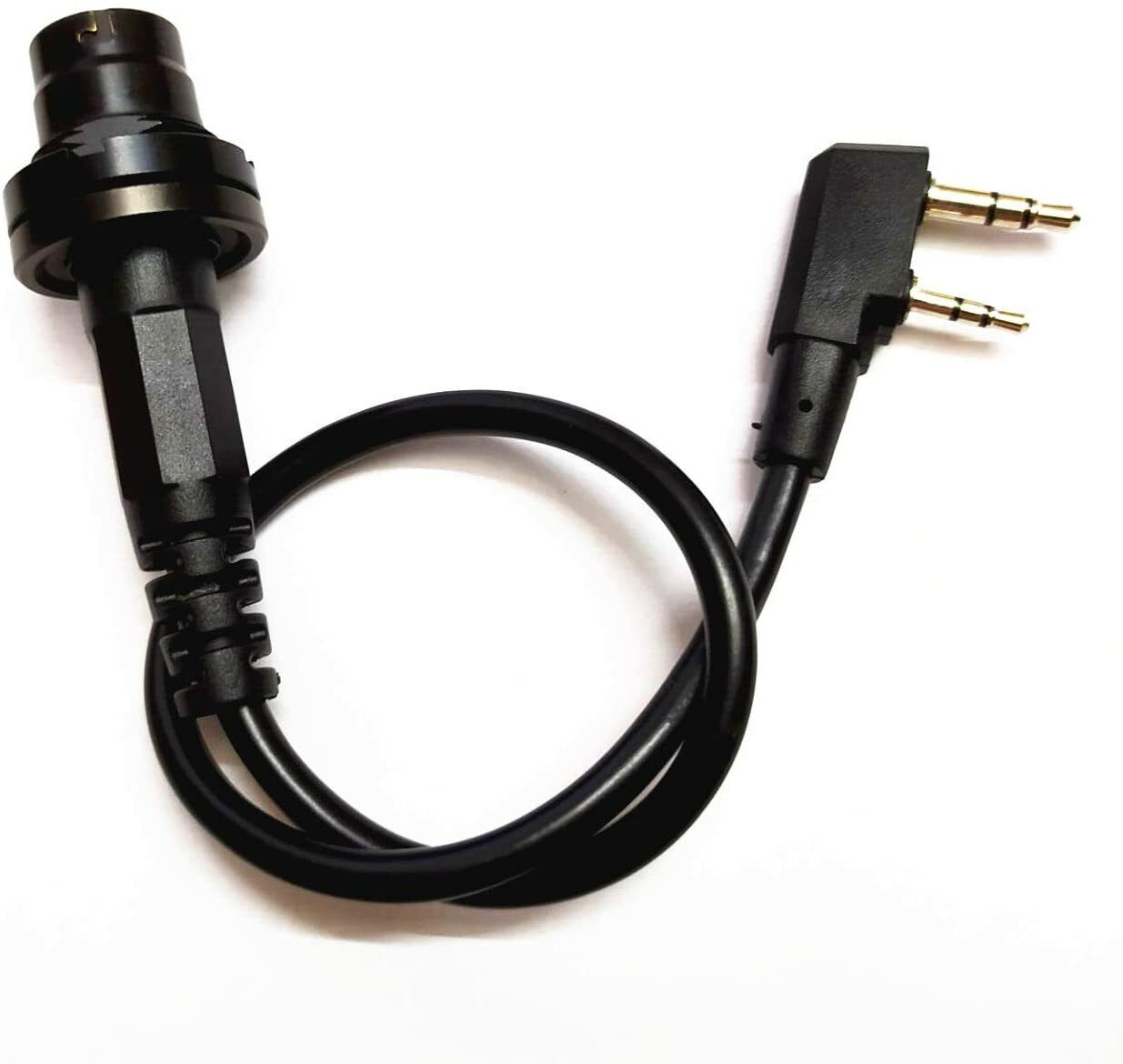 6-Pin PRC-148 152 Radio PTT Adapter Cable Compatible with Kenwood/Baofeng