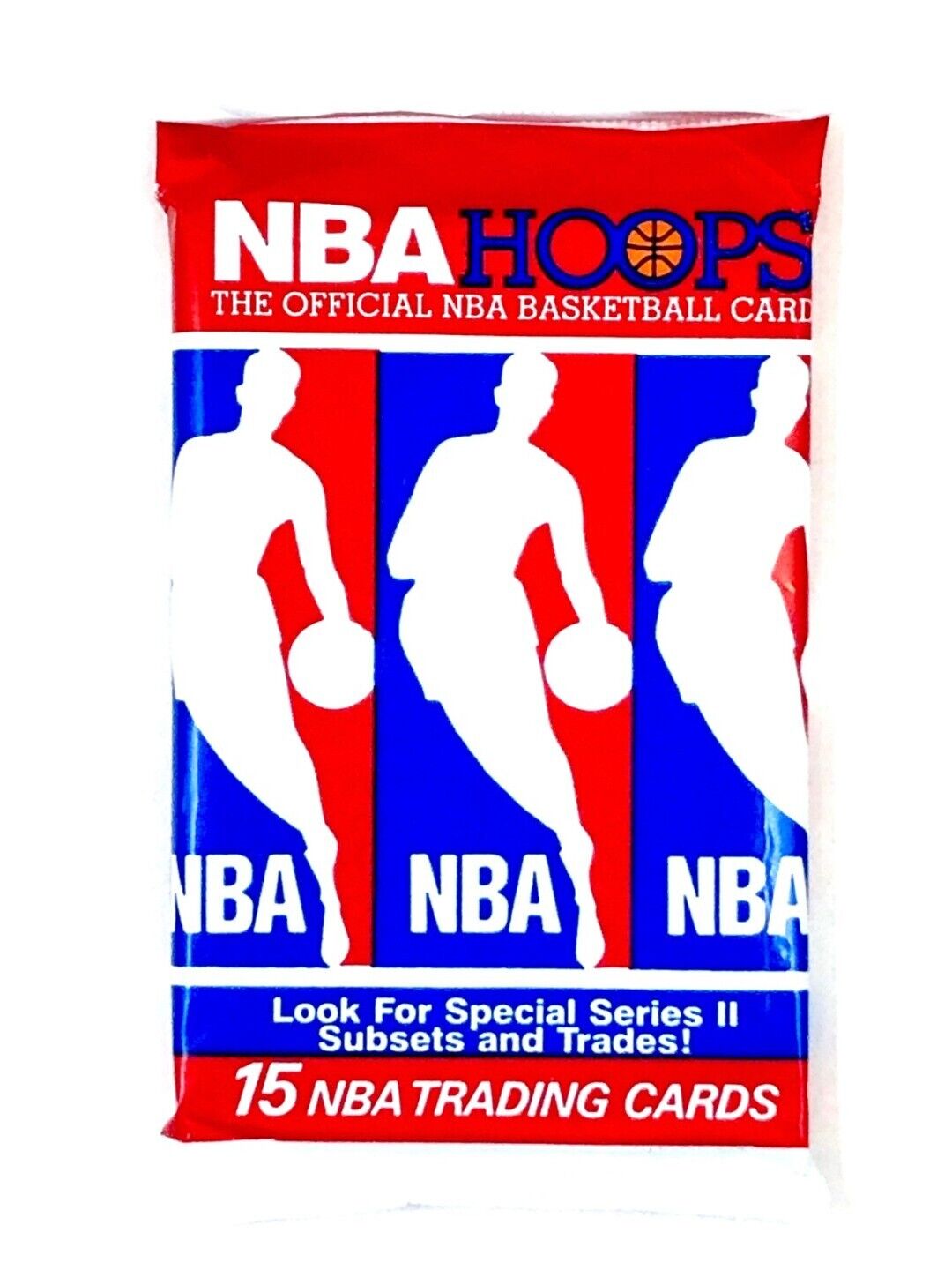 1990-91 NBA HOOPS Series 2 Basketball (15 Cards) Pack UNOPENED Look Jordan Bird