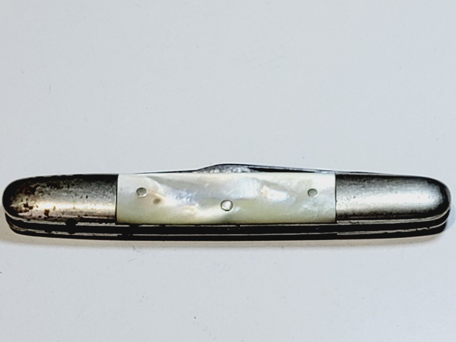 VINTAGE Keen Kutter two blade mini knife - Pearl handles