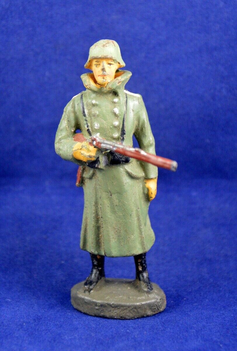 Original WW2 Era German Wehrmacht Toy Soldier Elastolin sentry Original